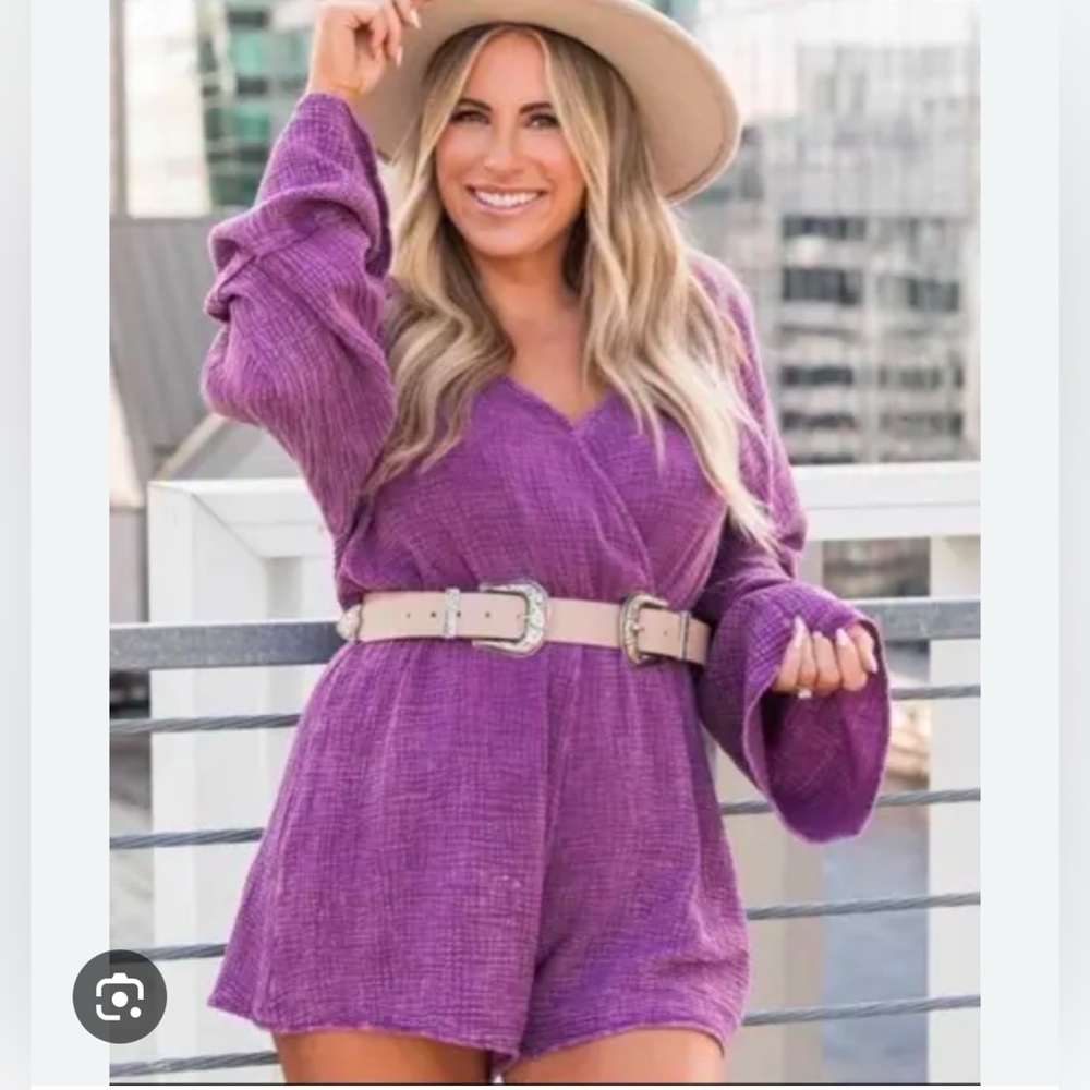 Pink Lily X Krista Horton Romper XS